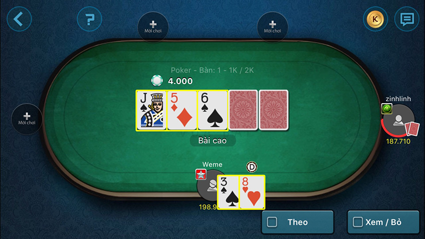 Sự khác biệt giữa chơi Poker online và thực tế